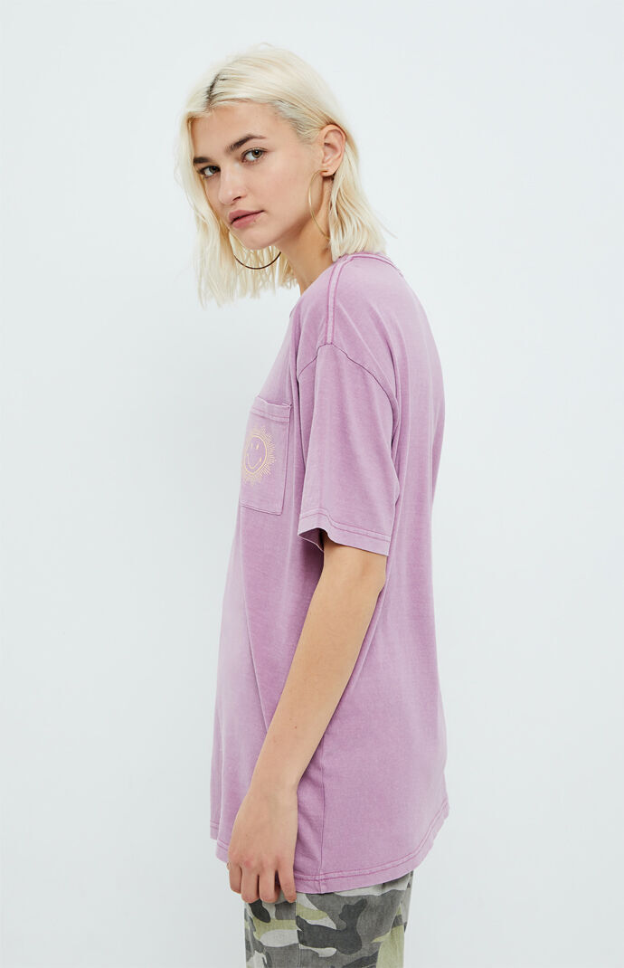 Smiley Sun Burst Pocket T-Shirt