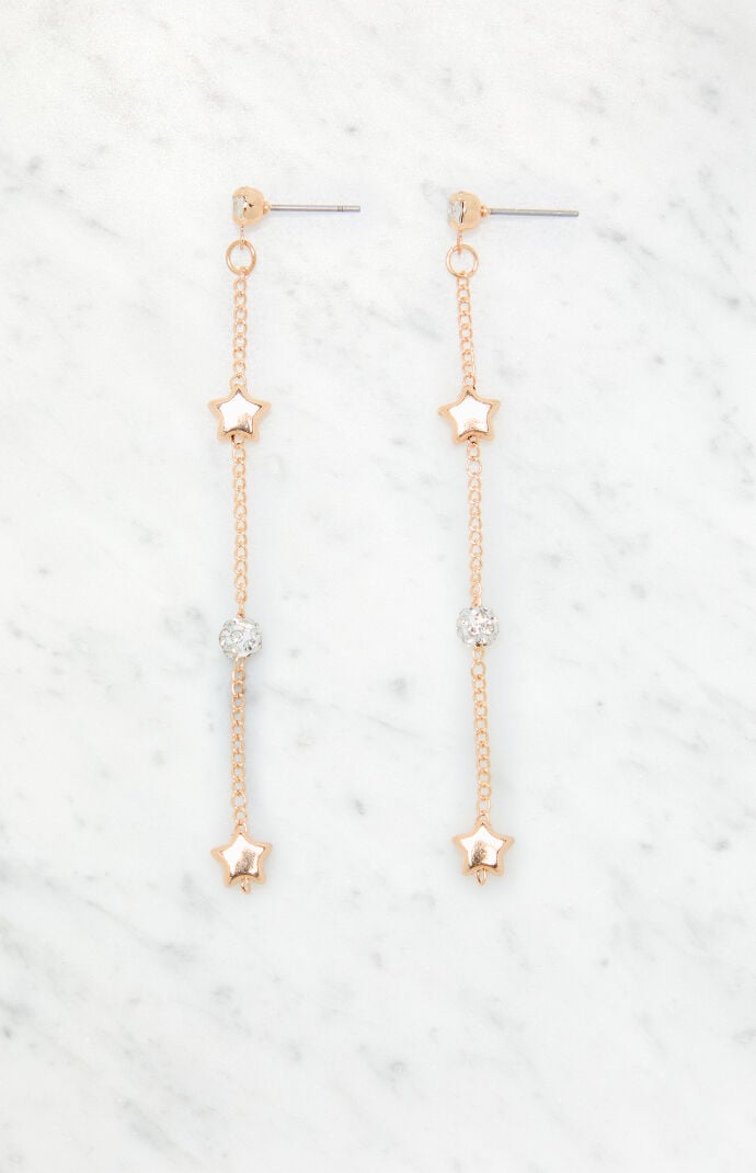 Delicate Star Drop Earrings