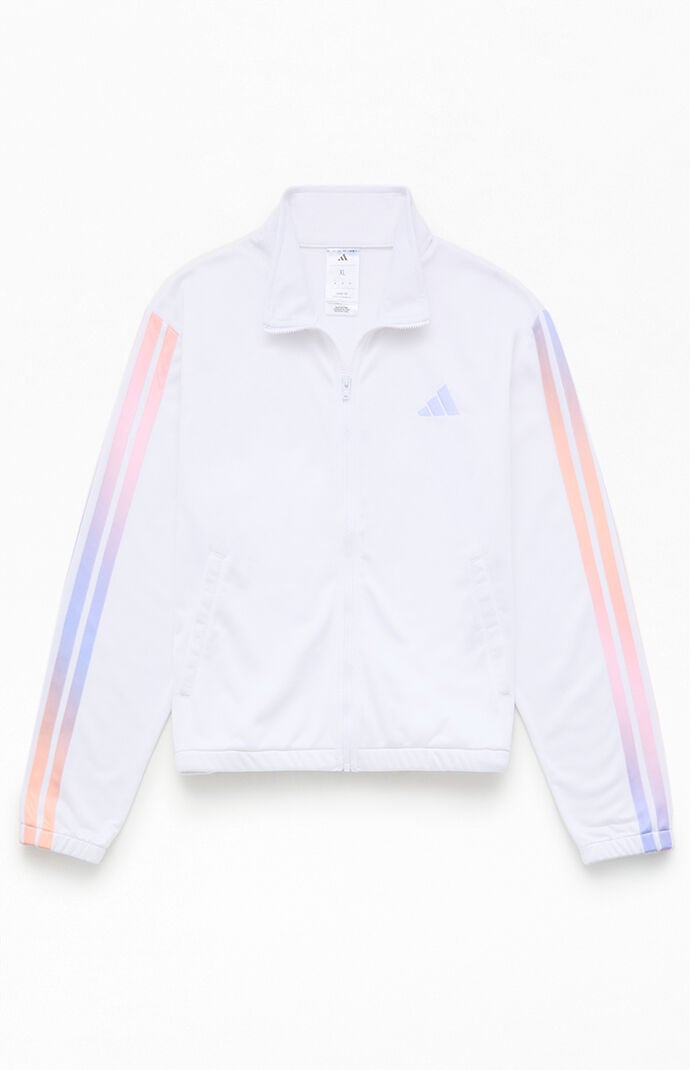 adidas Kids White Aop Track Jacket | PacSun