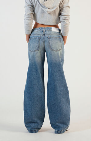 Casey Low Rise Baggy Jeans Dark Indigo Tinted image number 3