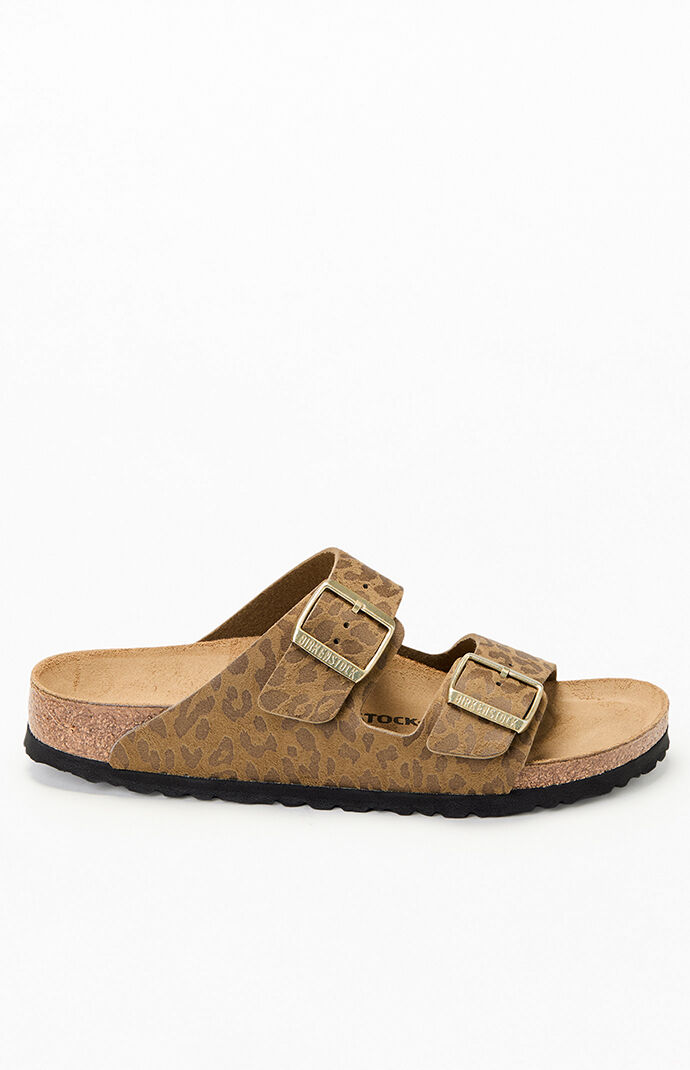 Birkenstock Women's Arizona Sandal Leo Khaki