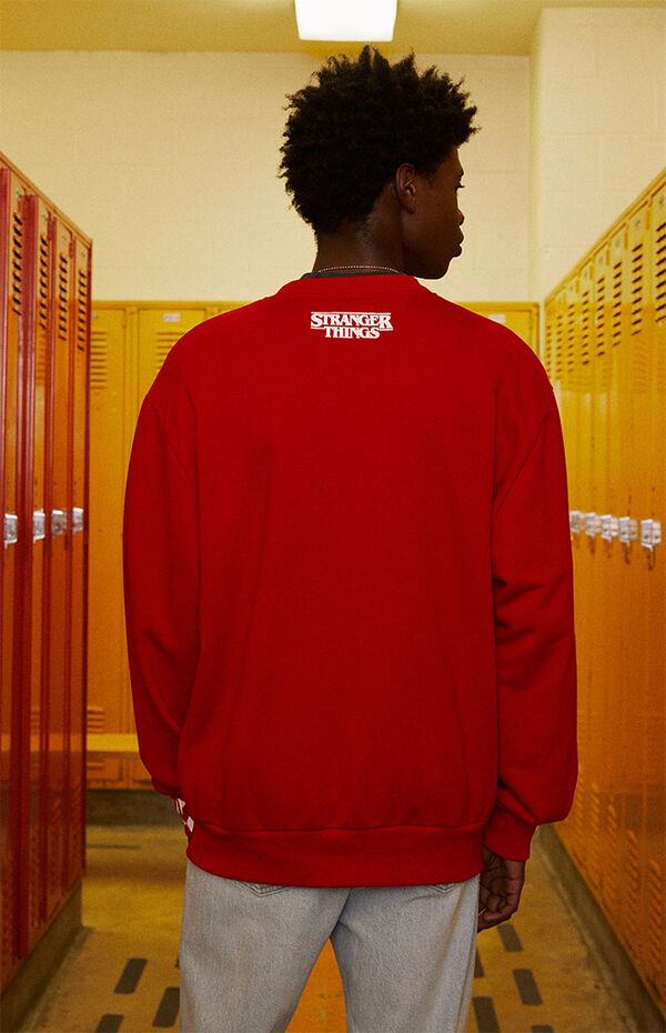 Stranger Things x PacSun Surfer Boy Crew Neck Sweatshirt | PacSun