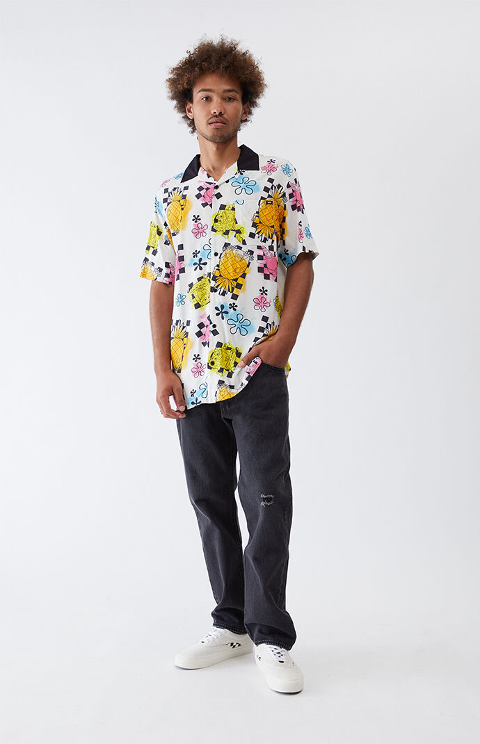 x SpongeBob Woven Camp Shirt
