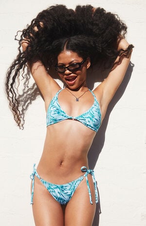 Butterfly Alani Shine Ring Triangle Bikini Top image number 2
