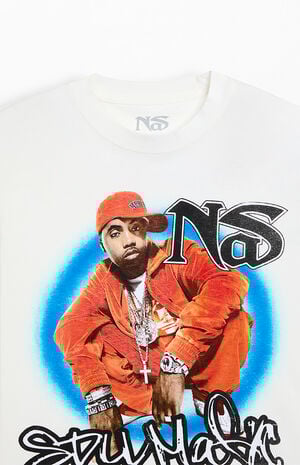 Nas Orange Outfit T-Shirt image number 2