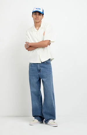 Dylan Baggy Jeans Medium Blue image number 1
