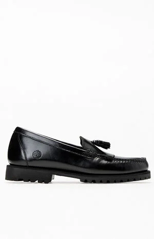 Authentic Leather Tassel Loafers image number 1