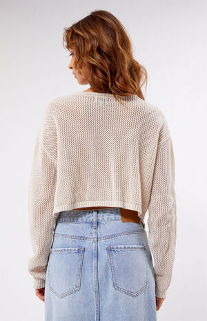 Sea Breeze Cropped Sweater image number 4