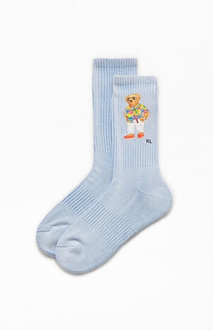 Polo Bear Cotton-Blend Crew Socks image number 1