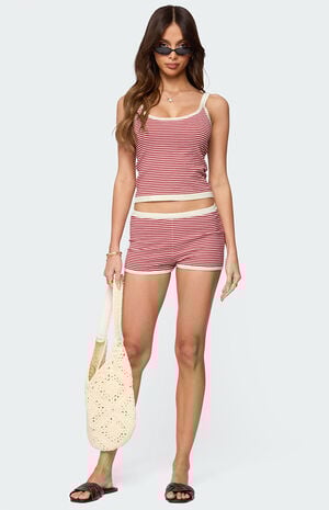 Saylor Striped Knit Shorts image number 1
