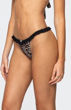 Deeva Leopard Bikini Bottom image number 4