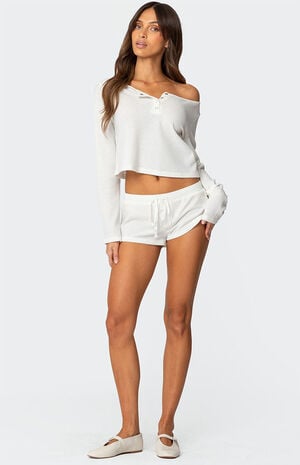 Teddy Waffle Shorts image number 1