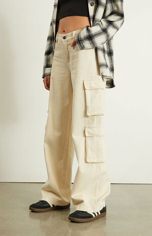 Vanilla Baggy Cargo Pants image number 4