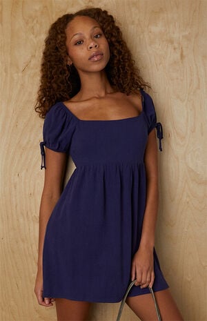 Open Back Babydoll Mini Dress image number 1