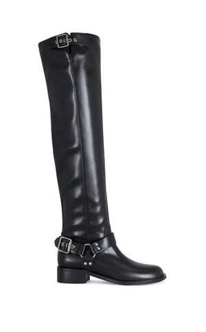 Women's Xaliima Black Over-The-Knee Boots image number 1