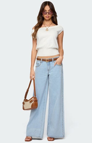 Michaela Off Shoulder Knit Top image number 2