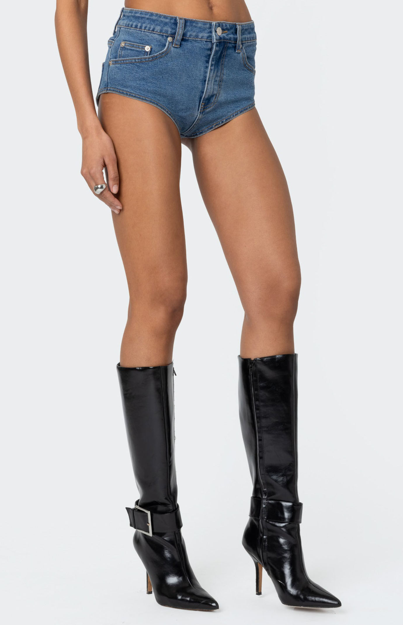 【hoakin is super 】 DENIM SHORTS Frame Le Super High Denim Shorts | Saks Fifth Avenue