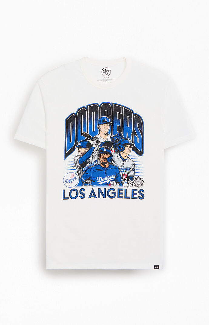【新品タグ付き】DODGERS LA 半袖Tシャツ 47 Brand LA Dodgers Team Players T-Shirt | Pacsun