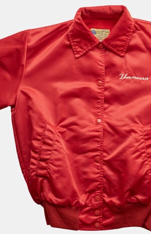 '80s Dance World Academy Varsity Jacket image number 2