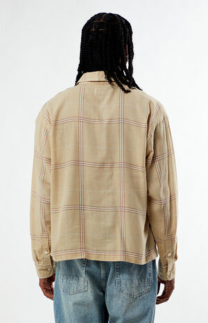 Tan&nbsp;Long Sleeve Classic Flannel Shirt image number 4