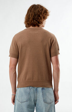 by Pacsun Taupe Crew Neck Sweater T-Shirt image number 3
