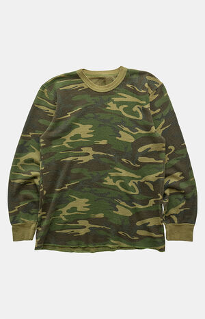 2000s Camo Thermal Top image number 1