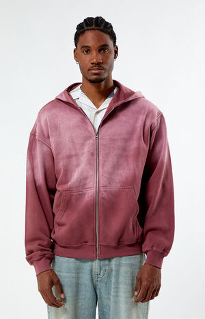 Heavyweight Spray Zip Hoodie image number 1