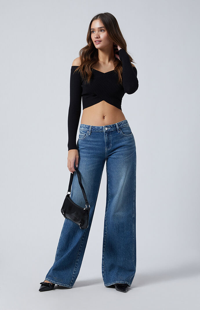 PacSun Casey Low Rise Baggy Jeans Indigo | PacSun