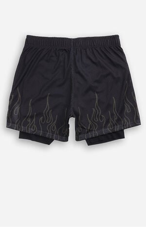 x Civil Active Black Hades Mesh Shorts image number 6