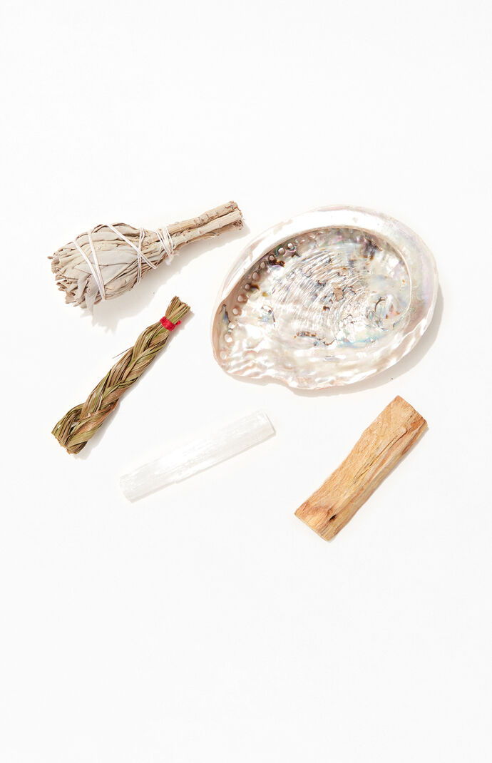 Selenite Smudge Kit
