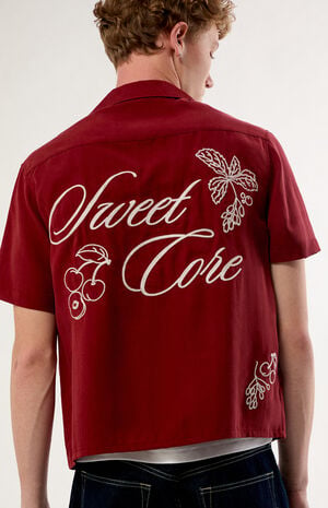 Red Cherry Sweet Core Camp Shirt image number 2