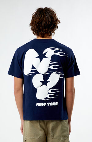 Fiery NY Puff Boxy Cropped T-Shirt image number 4