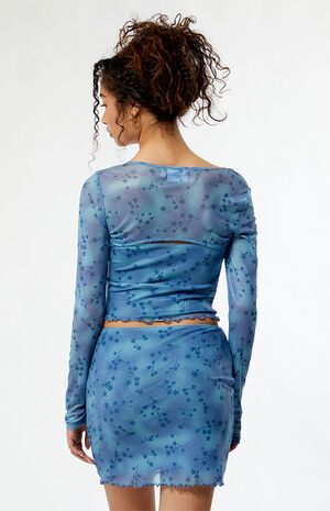 Mesh Off-The-Shoulder Top image number 3