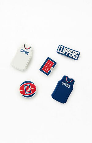 5 Pack LA Clippers Jibbitz Charms