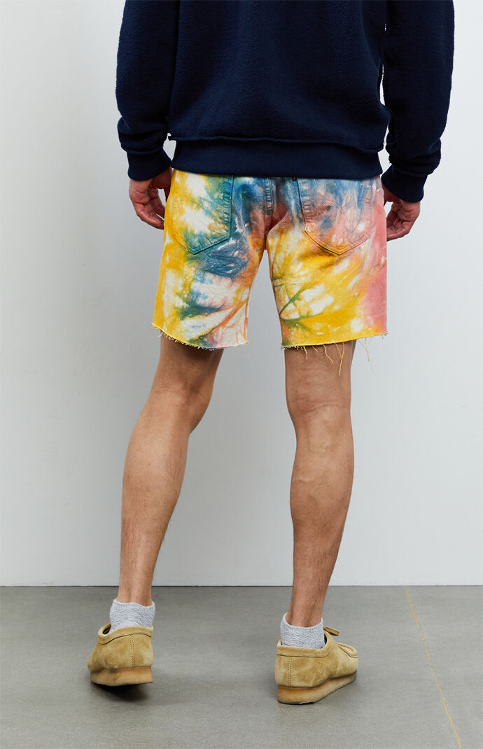 511 Tie-Dyed Cut-Off Denim Shorts
