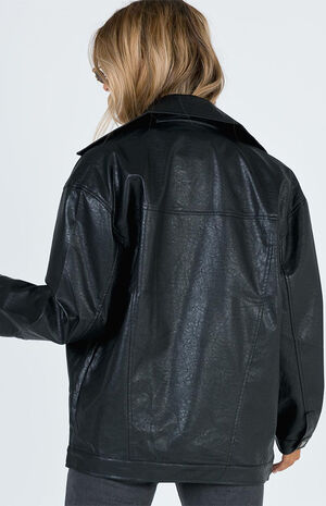 Next In Line Faux Leather Jacket image number 4