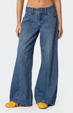 Charlie Panel Stitch Low Rise Jeans Charlie Panel Stitch Low Rise Jeans image number 2