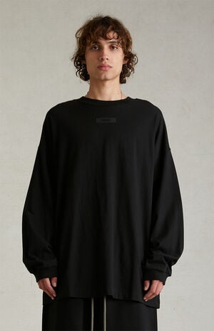 Black Long Sleeve T-Shirt image number 2
