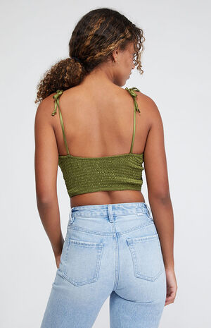 Tie Strap Corset Top image number 4