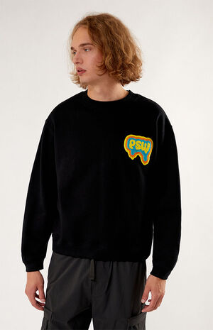 Chenille Patch Crew Neck Sweatshirt image number 1