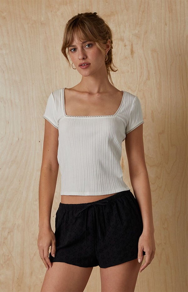 Eyelet Shorts
