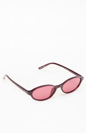 Mia Plastic Oval Sunglasses image number 1