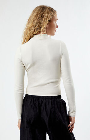 x PacSun Las Vegas Mock Neck Long Sleeve Top image number 4