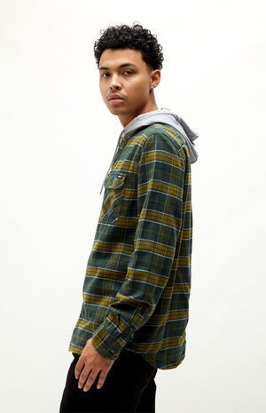 Green Parkway Hooded II Flannel Shirt image number 2