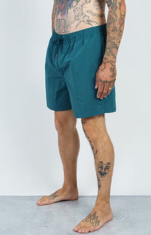 Shimmer Atlantic Blue Swim Trunks image number 4