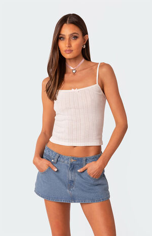 Nevin Pointelle Tank Top