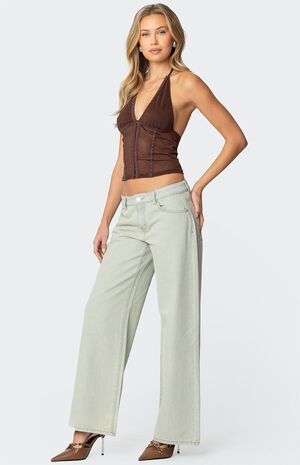 Lucie Lacey Mesh Halter Top image number 4