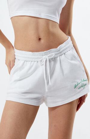 Ibiza Island Fold-Over Mini Sweat Shorts image number 1