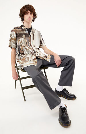 Baroque Woven Button Down Shirt Baroque Woven Button Down Shirt image number 4