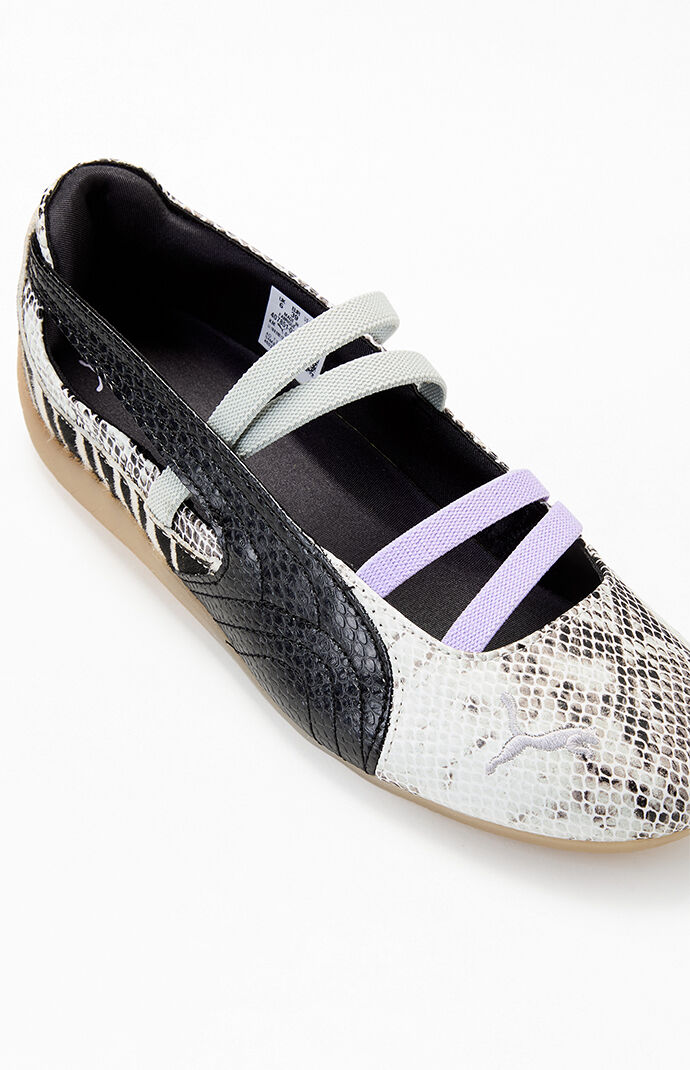 Puma Women's Black Speedcat Mixed Feel Ballet Sneakers